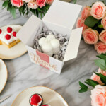 gift boxes with thank you and candle.