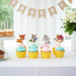 Disney Bambi themed cupcake toppers