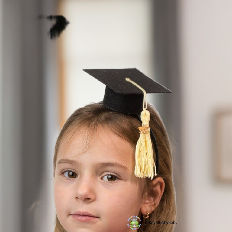 Kids Graduation Cap Headband – Mini Grad Hat for Preschool & Kindergarten Graduation