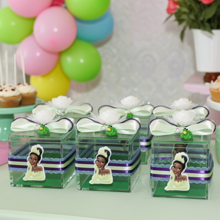 Tiana Party Favor Gift Boxes