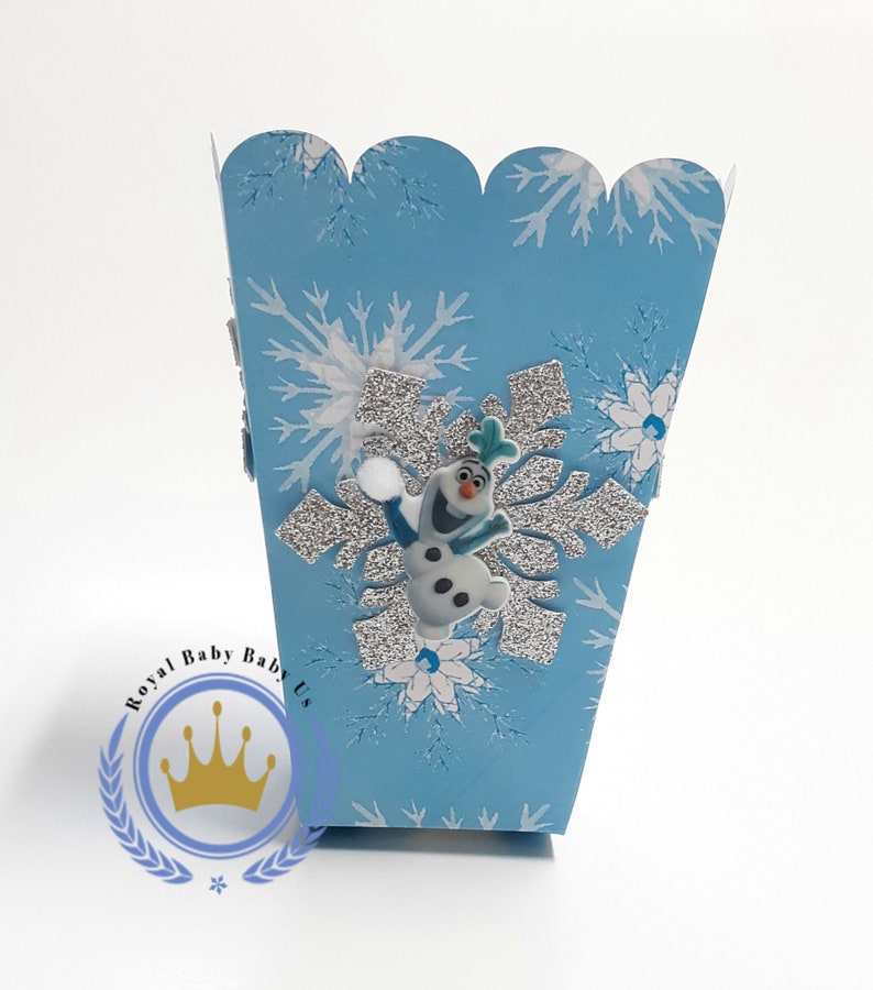 Frozen Olaf Party Popcorn Boxes