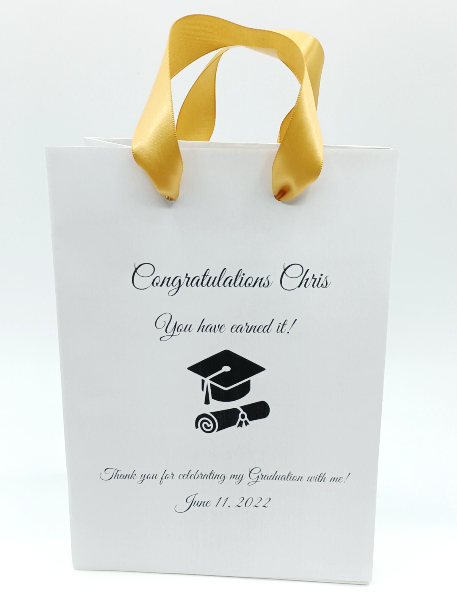 Personalized Congrats Gift Bags