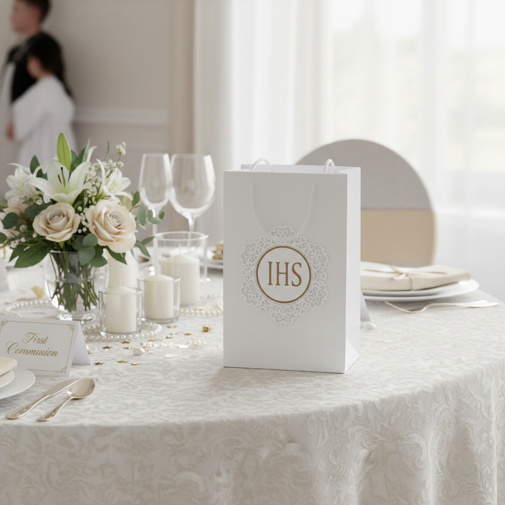 First Holy Communion party favor gift bags
