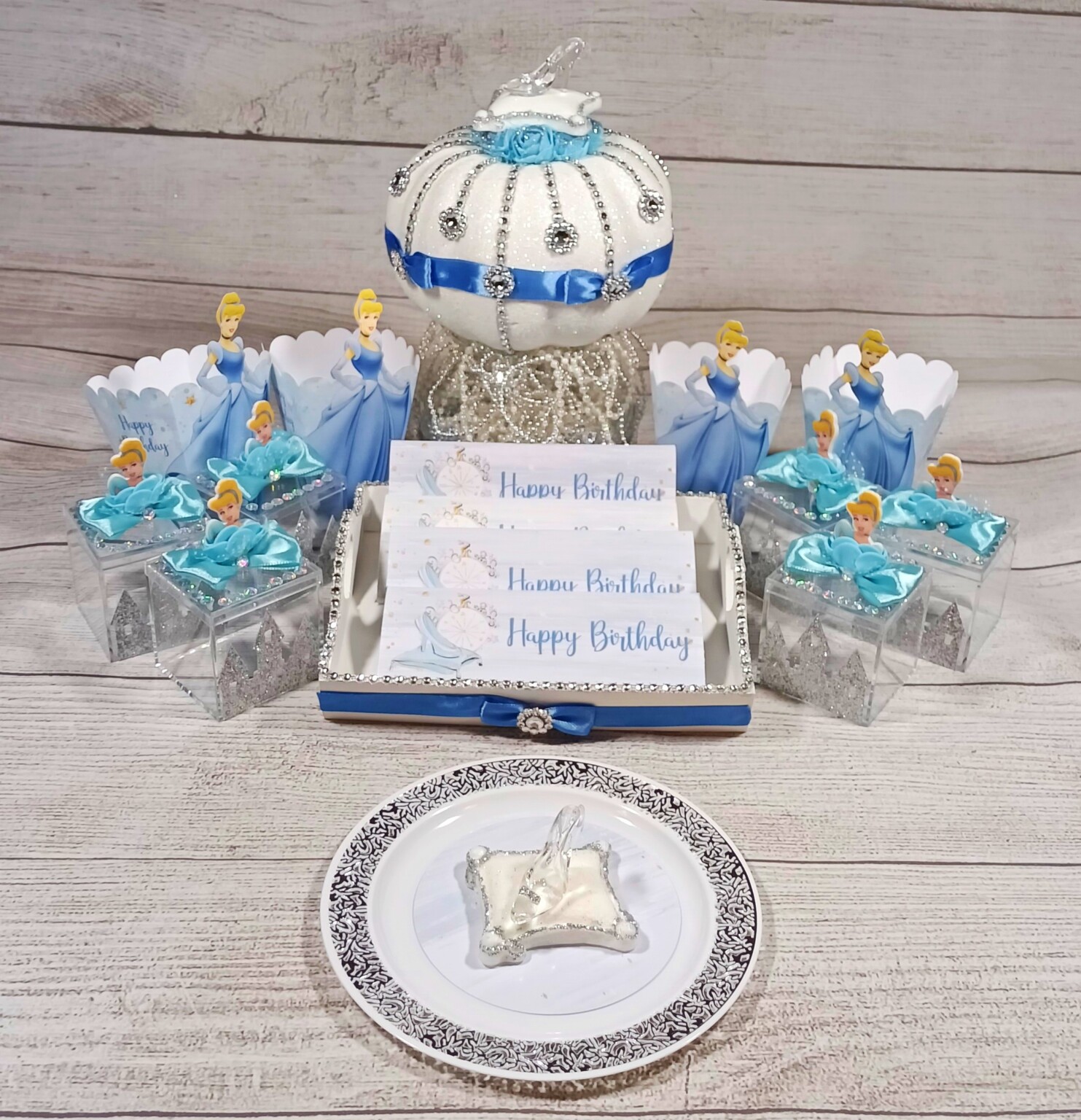 1 set Cinderella Party Supplies