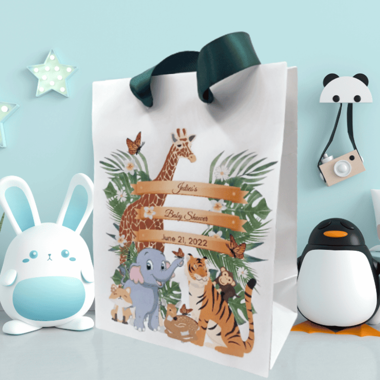 Woodland Animals Baby Shower Bags