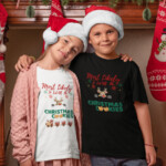 Funny holiday cookies design for shirts – Most Likely to Eat All the Cookies PNG