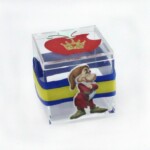 One acrylic Snow White favor box with Seven Dwarfs decoration and princess-themed lid, ideal for candy treats at Snow White birthday parties
