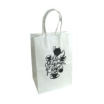 Birthday party Alice in Wonderland party favor bag with teapot and tea cup design for tea party birthday