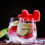 Bride Squad Wedding Edition PNG design on glass cup mockup – bachelorette party printable digital file