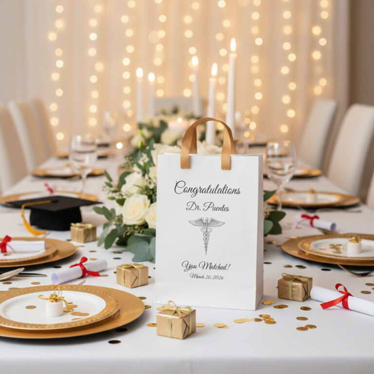 Doctor Match Day Gift Bag Sticker – Congratulations Doctor You Matched