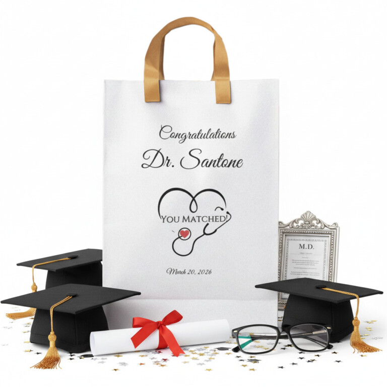 Personalized Doctor Match Day Gift Bag